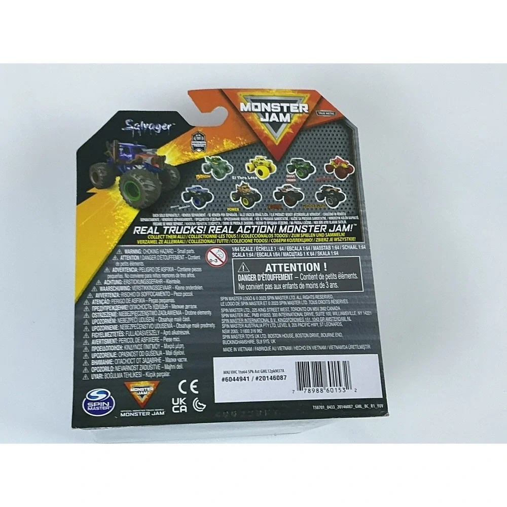 Monster Jam Spin Master‎ 2023 Salvager Arena Favorites Series 37 1:64 NIP